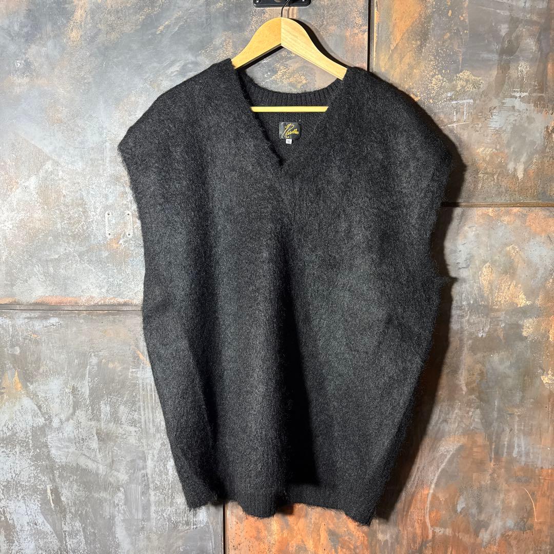 未使用　25AW ニードルス　モヘアベスト　NEEDLES　XL