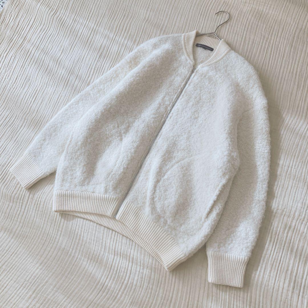 ２３区　ボア　ブルゾン　アウター　アルパカウール　ジャケット　４４　XL