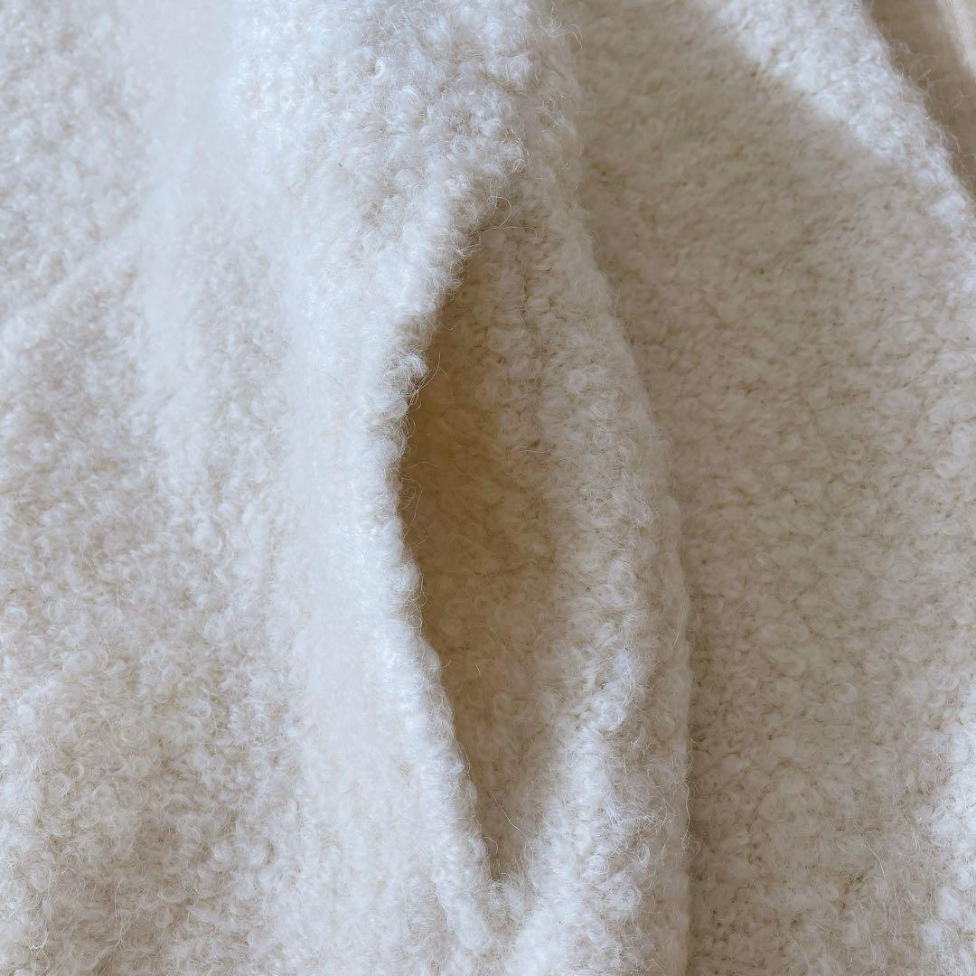 ２３区　ボア　ブルゾン　アウター　アルパカウール　ジャケット　４４　XL