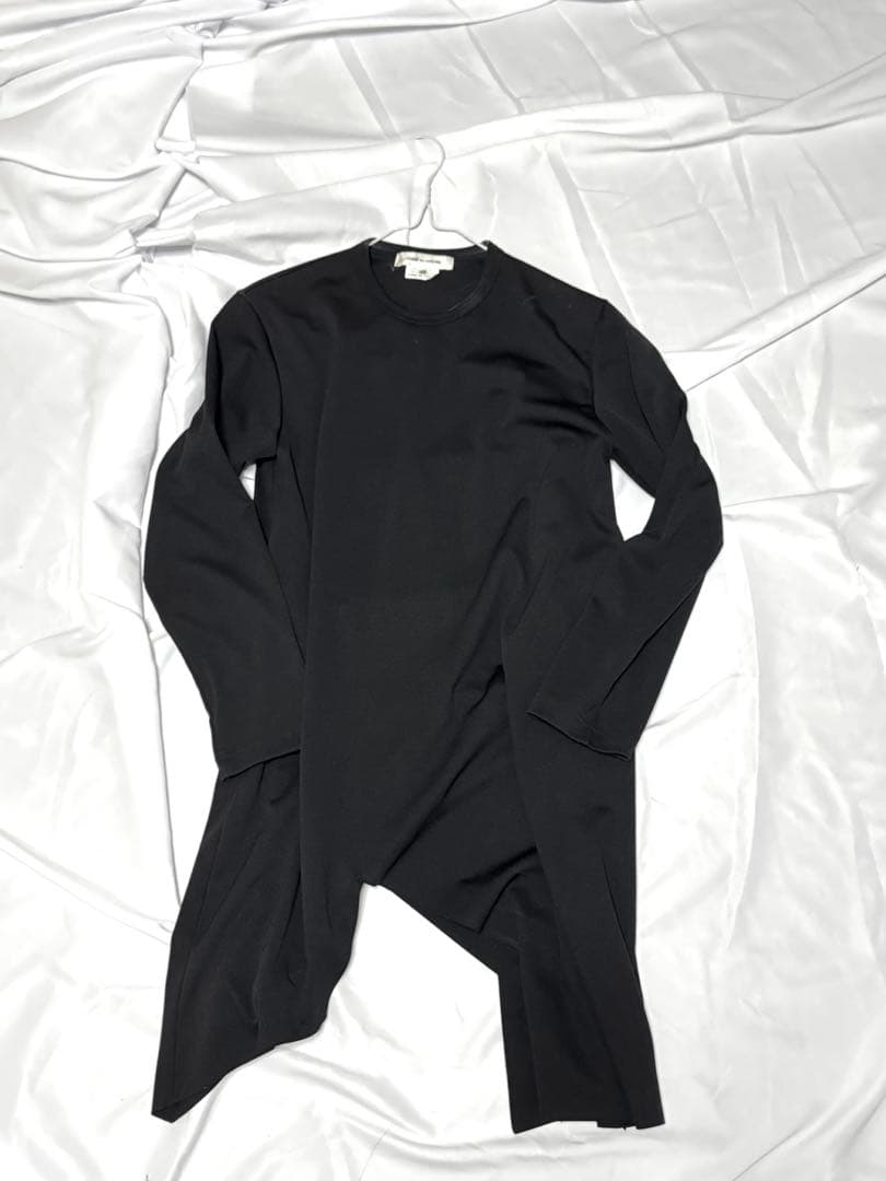 COMME des GARCONS 黒 S 長袖　ロングtシャツ　トップス