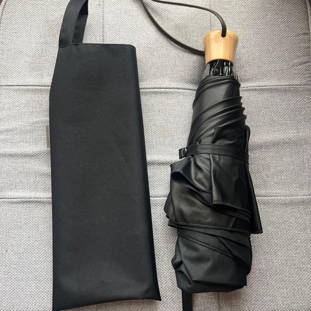 サンバリア100 三段折　黒