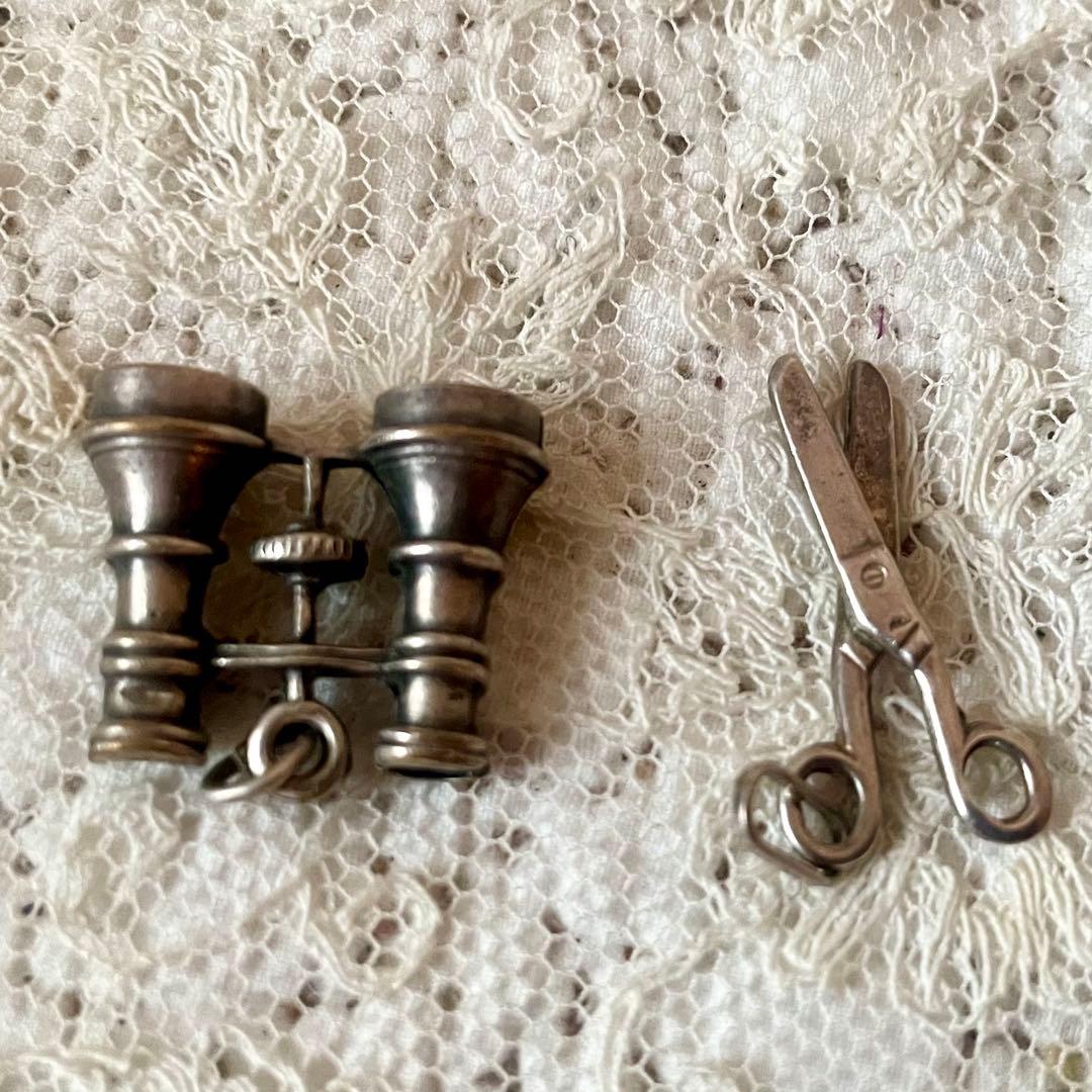 新春アンティーク福袋④ビスクドール&ドール用小物8点セット　チェア&王冠&パニエ