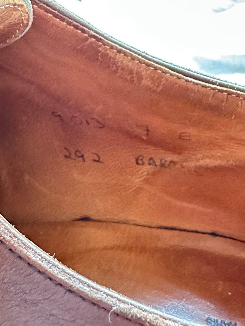 ジョンロブ　バロス　7E　ブラウン　292ラスト　JohnLobb