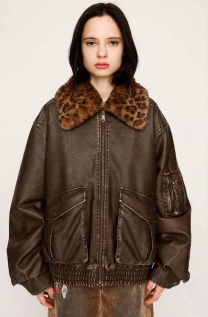 SLY WASHED PUFFER ブルゾン BRN