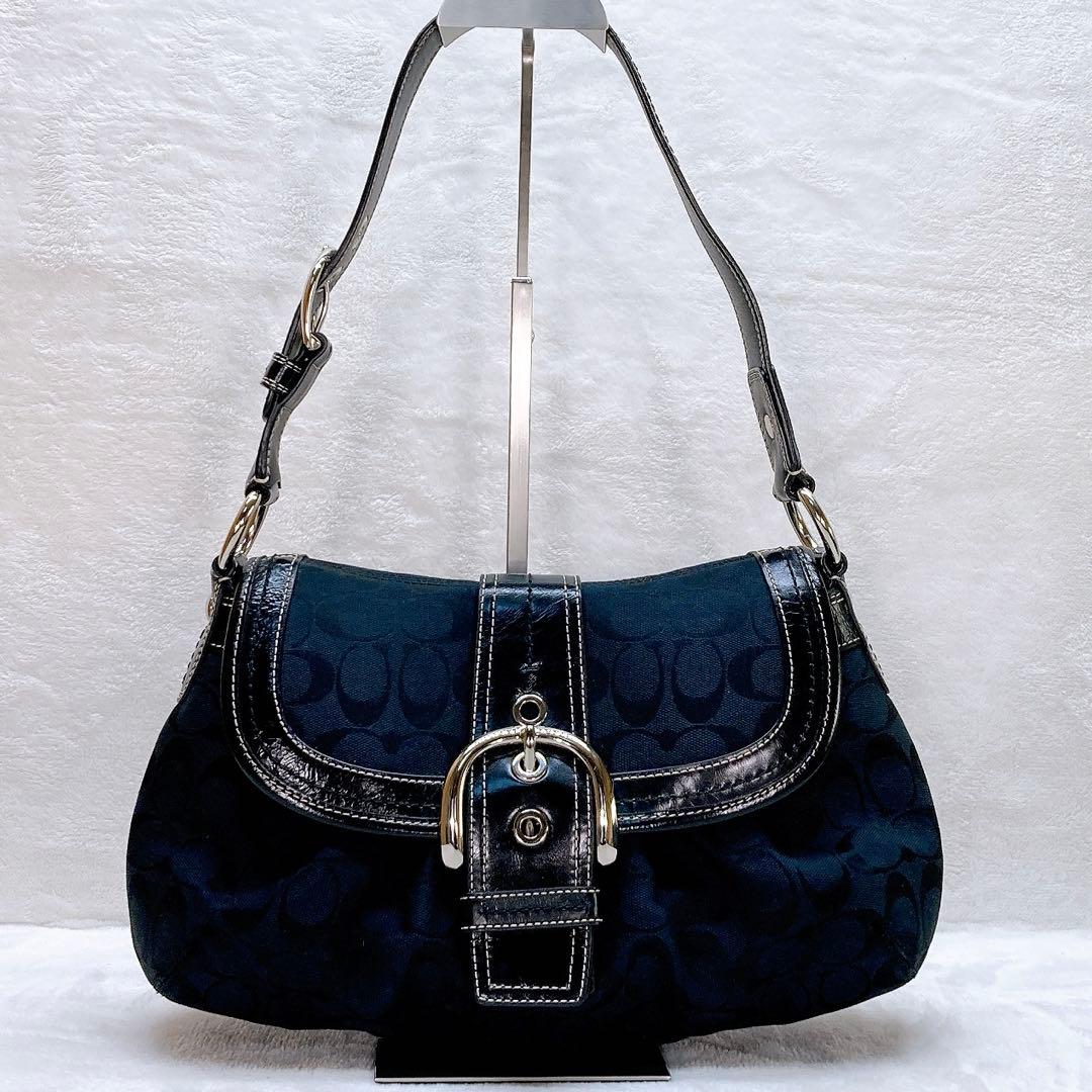 ✨美品✨COACH コーチ ソーホー ワンショルダーバッグ シグネチャー y2k