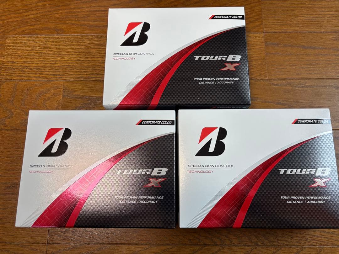 新品未使用品　ブリヂストン TOUR BX 3ダース ゴルフボール