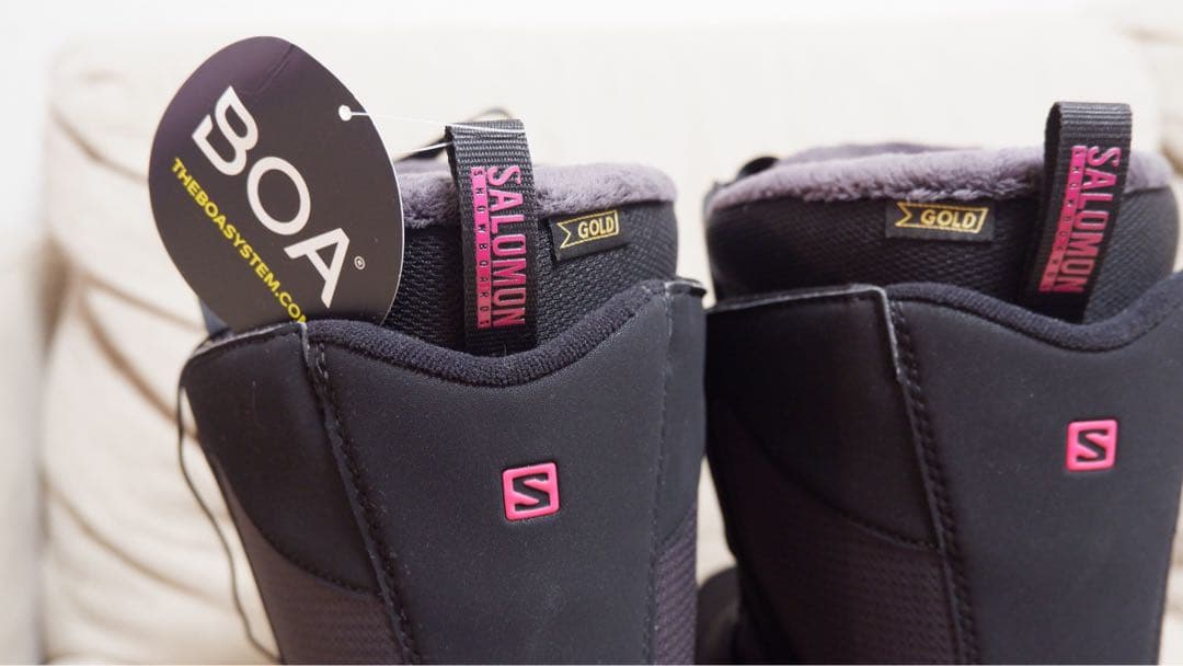 最終値下げ!未使用 Salomon スノーボードブーツ BOAシステム ブラック