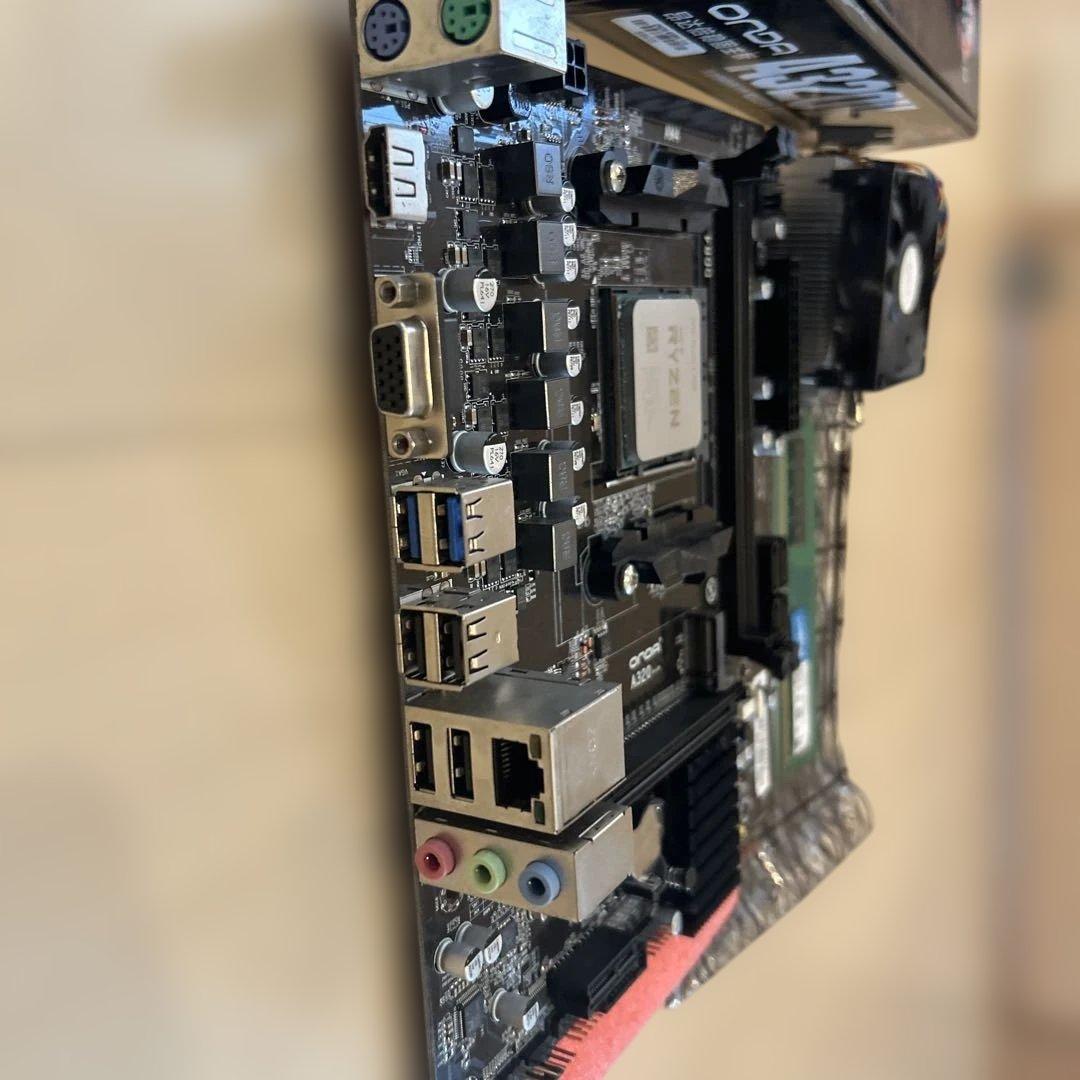 A320V DDR4 マザーボード　CPU メモリセット