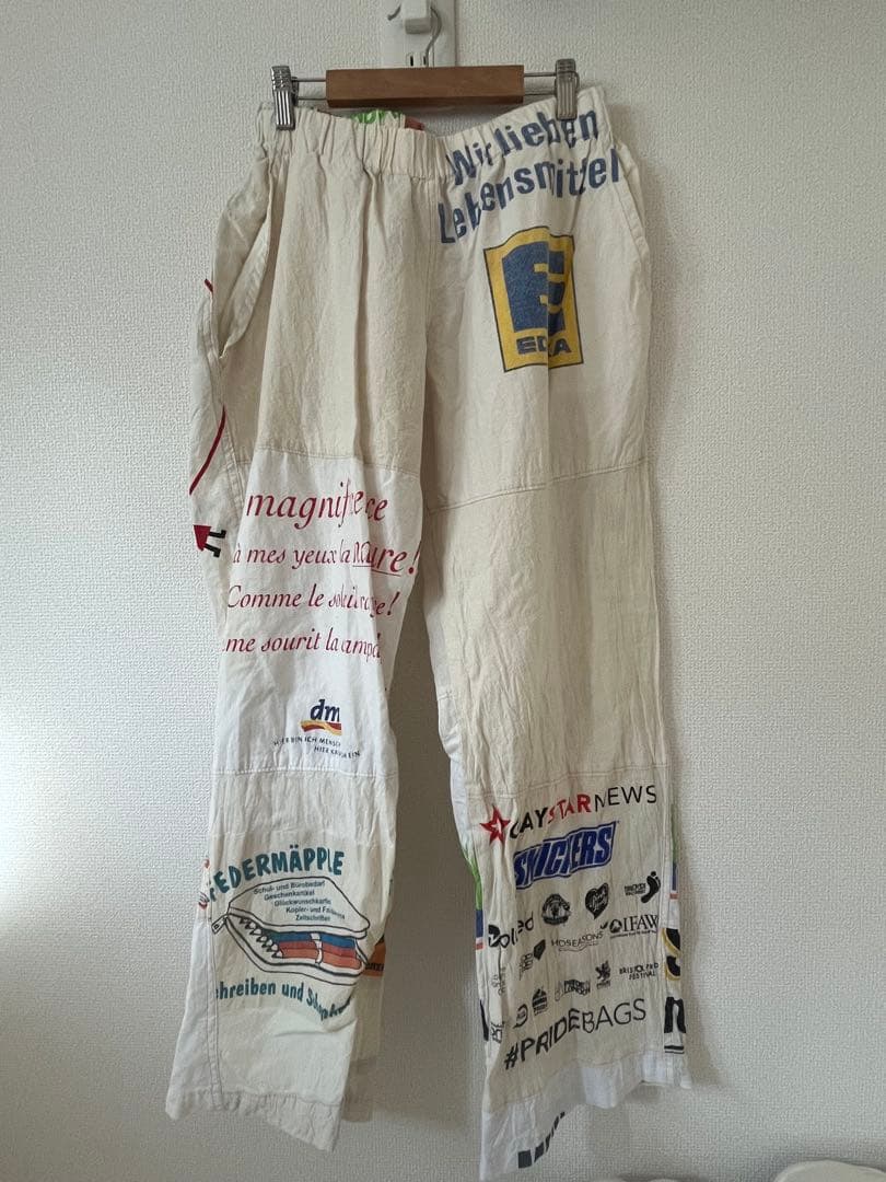 ゆ*ん様 トートバッグ　パッチワーク　パンツ　古着