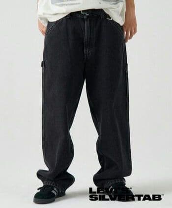 30×30【新品】リーバイス シルバータブ バギーカーペンター　・BLACK・