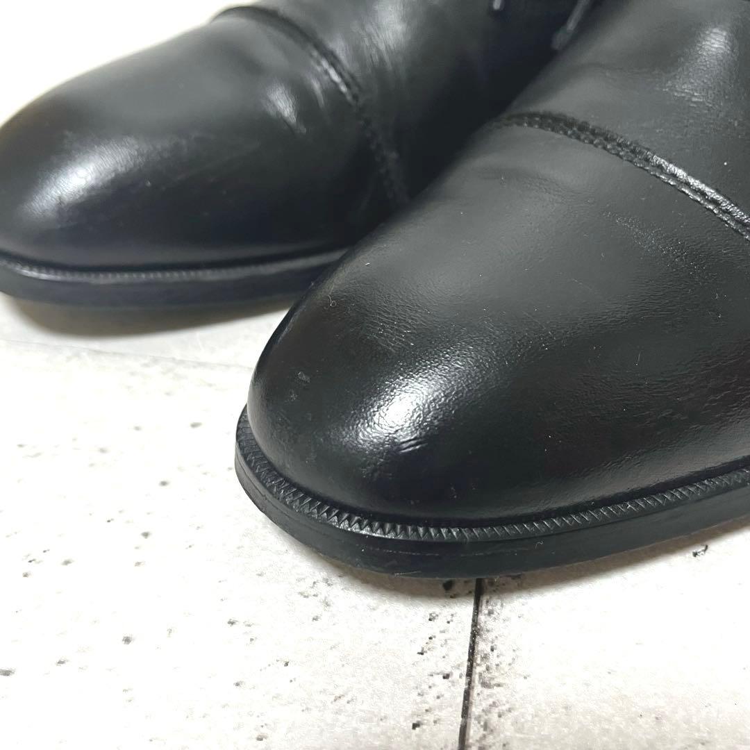 【リーガル】ストレートチップ V075 内羽♡ブラック 25EEE