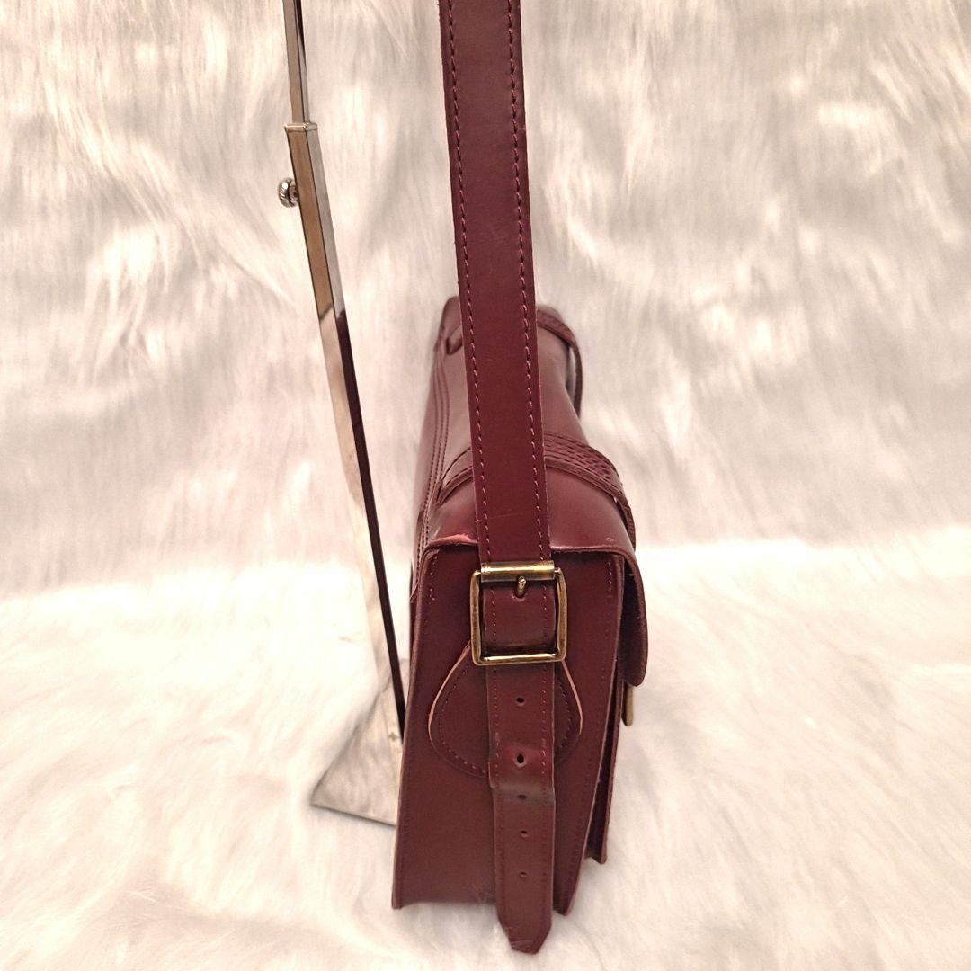 【Dr.Martens】レザーサッチェルバッグ/13インチ/チェリーレッド