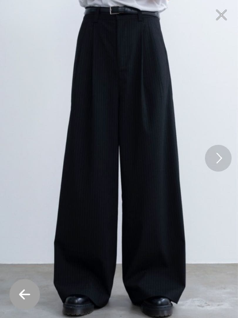 SINSS ストライプスラックス　モード系