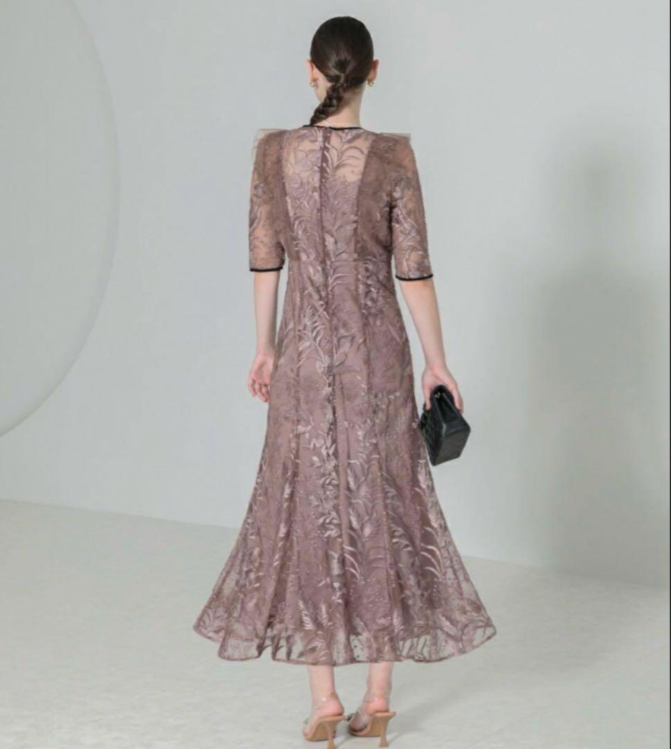 leja 刺繍 ブライダル レース ドレス M 結婚式 パーティー 即購入◎