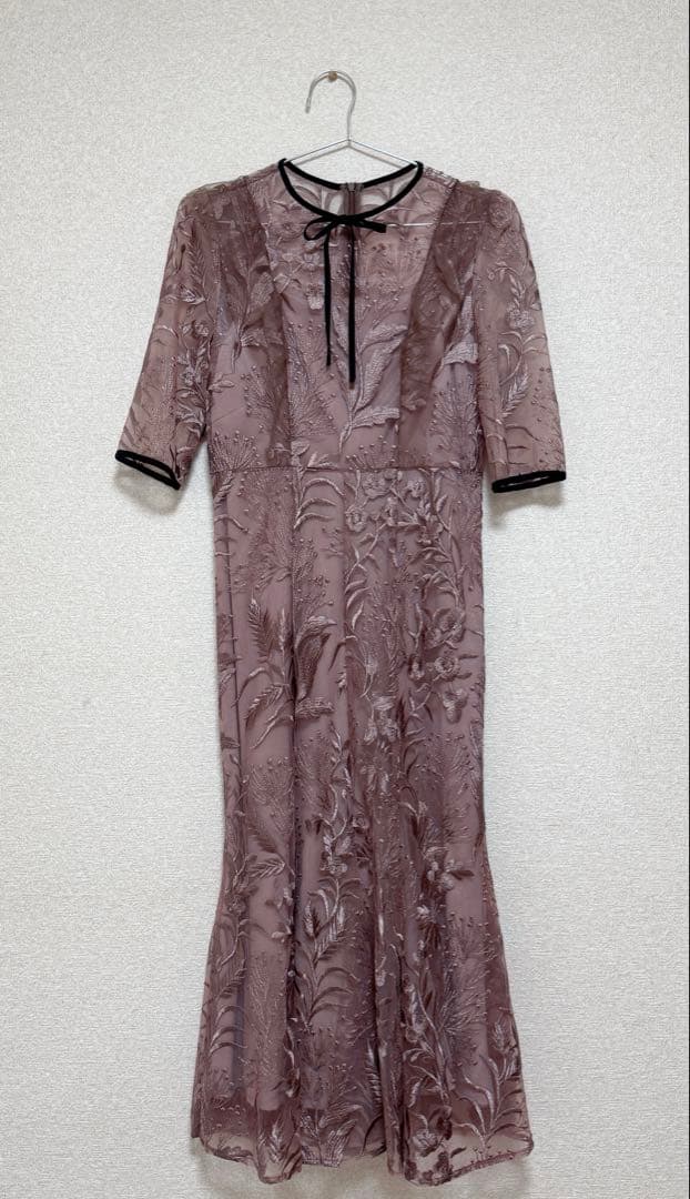 leja 刺繍 ブライダル レース ドレス M 結婚式 パーティー 即購入◎