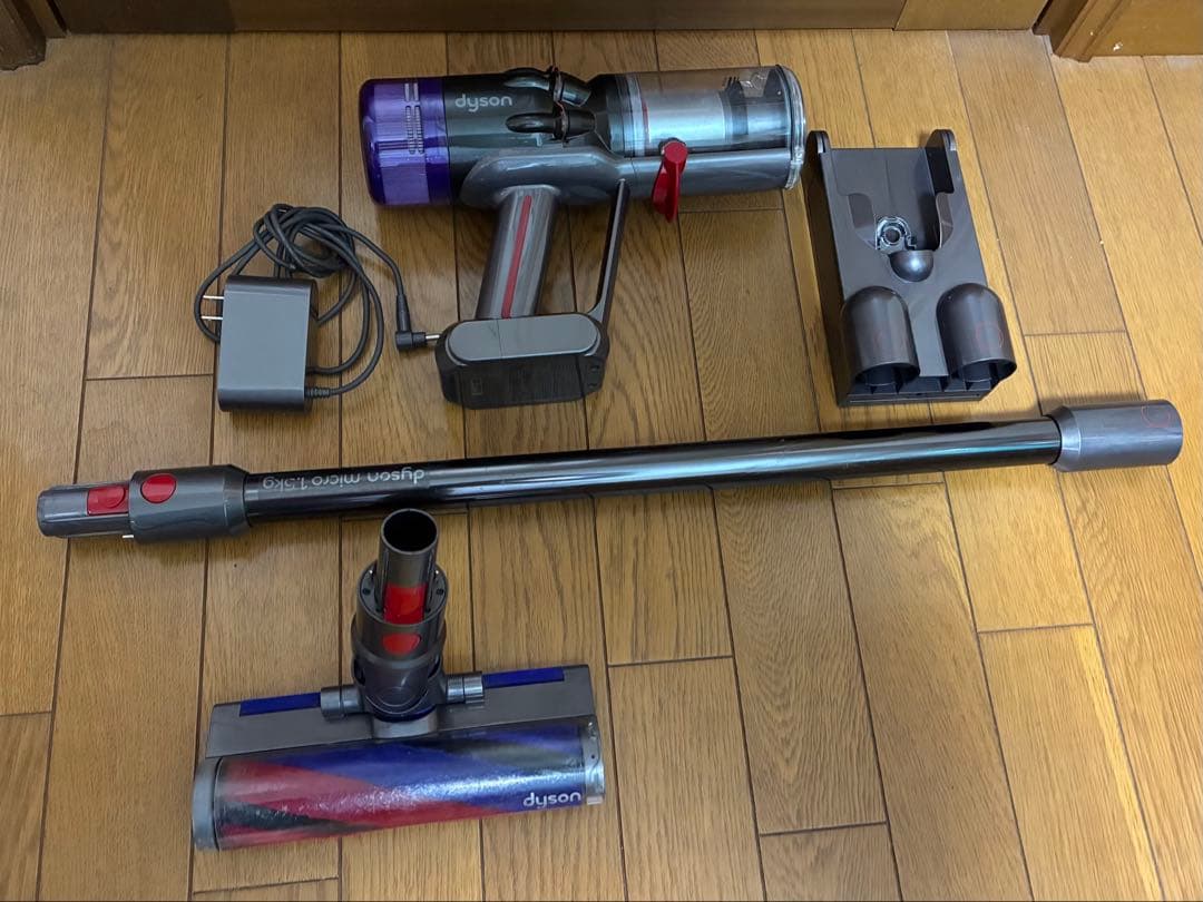 ダイソン　Micro 1.5kg SV21　稼働時間　約20分