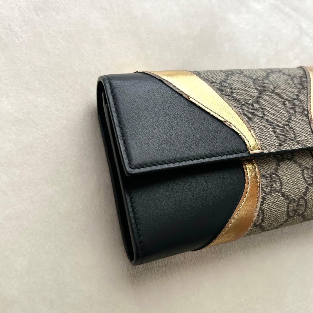 GUCCI グッチ 長財布 二つ折り財布 GGスプリーム