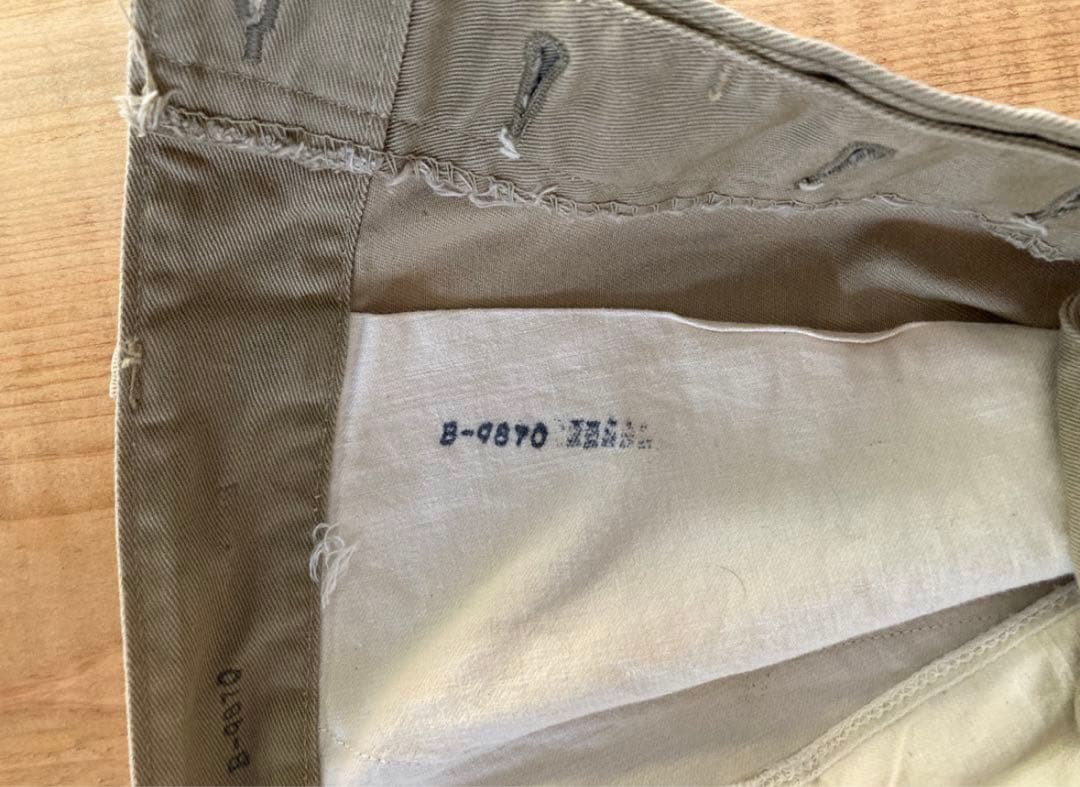パンツ 40s US.ARMY M-45 Military Chino