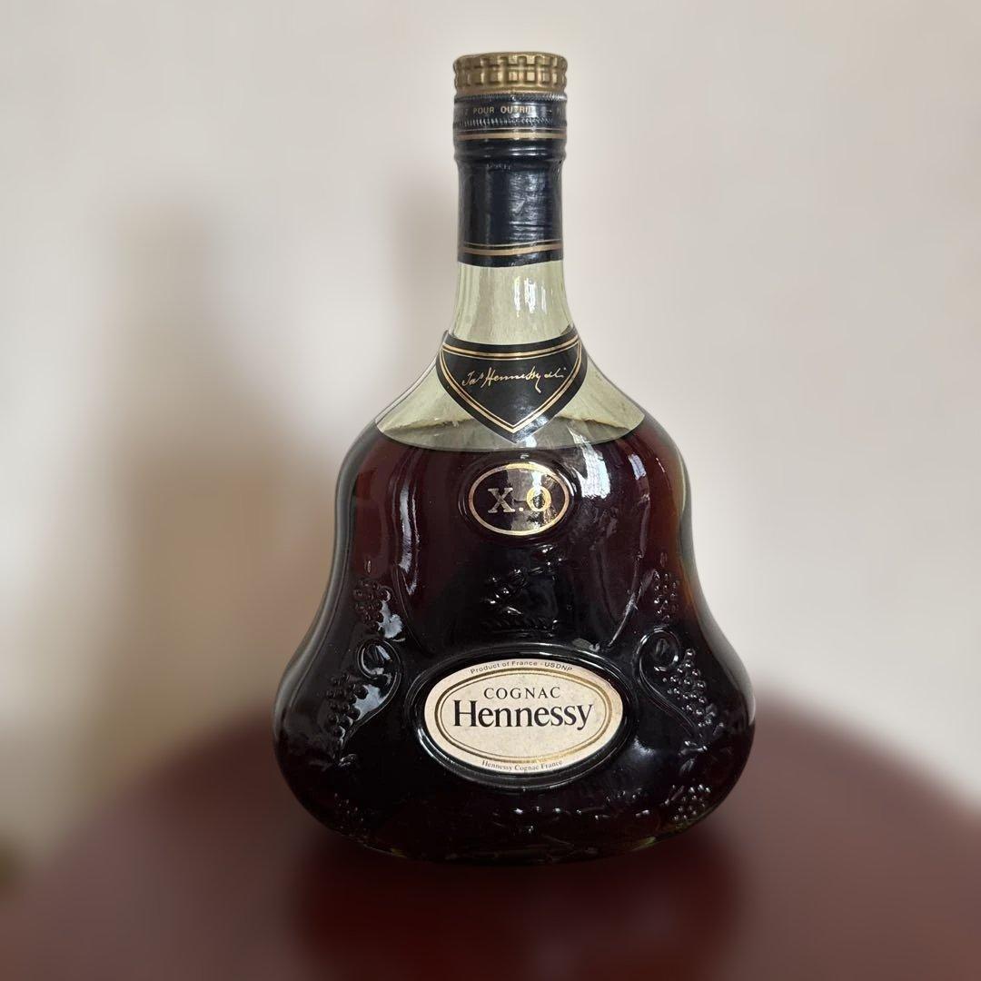 Hennessy XO コニャック　金キャップ グリーンボトル　古酒
