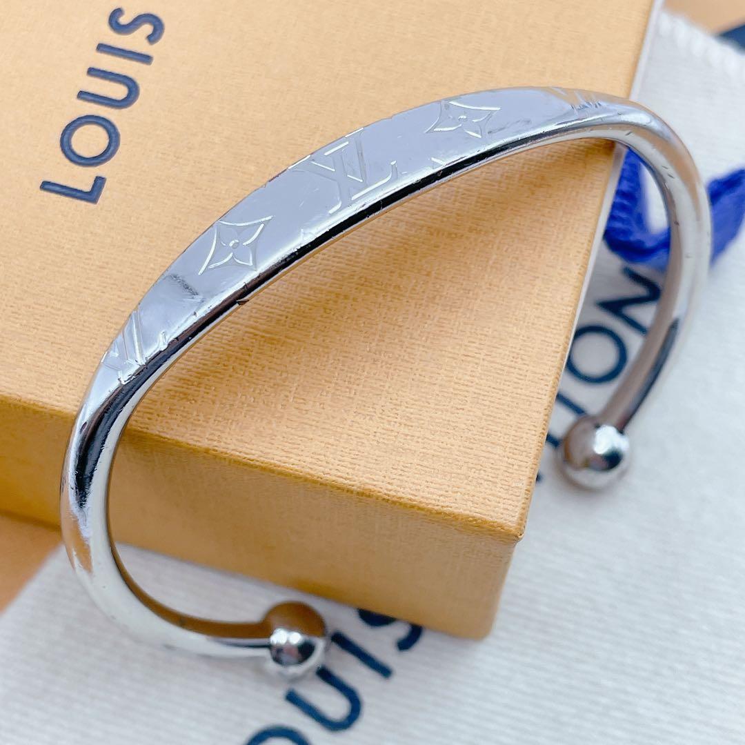 LOUIS VUITTON ジョンク　ブレスレット　バングル　シルバー