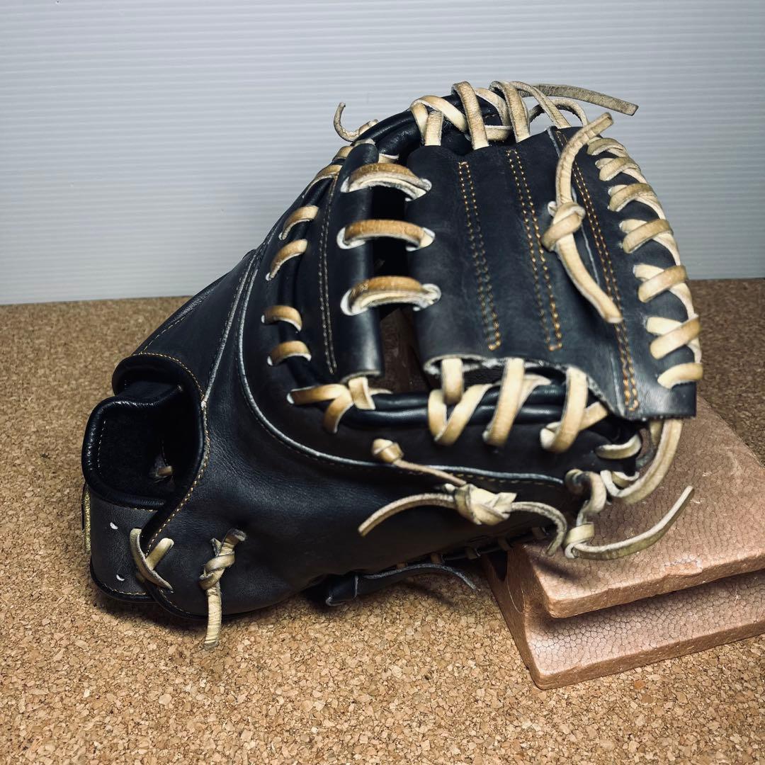 ZETT軟式捕手ミット中村悠平タイプ/BRCB30282／一般.大人／ブラック