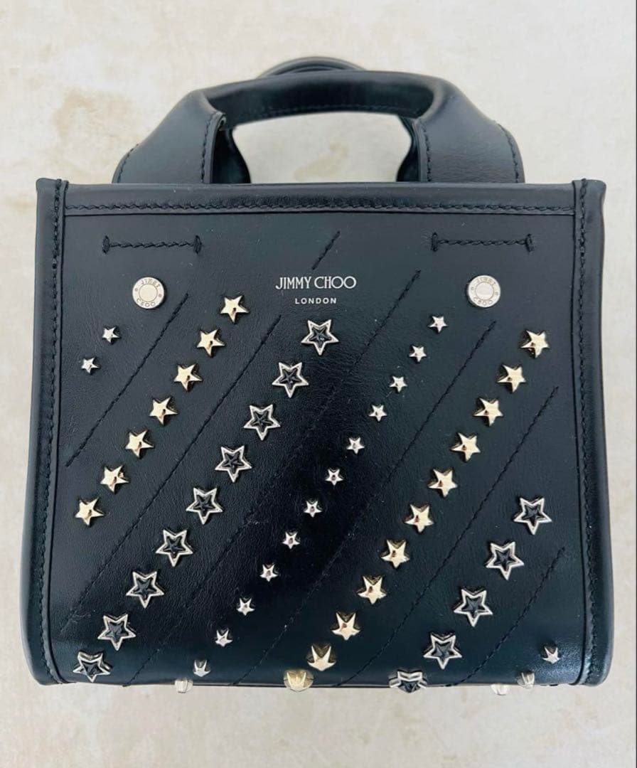 【美品】JIMMY CHOO ミニトートバッグ