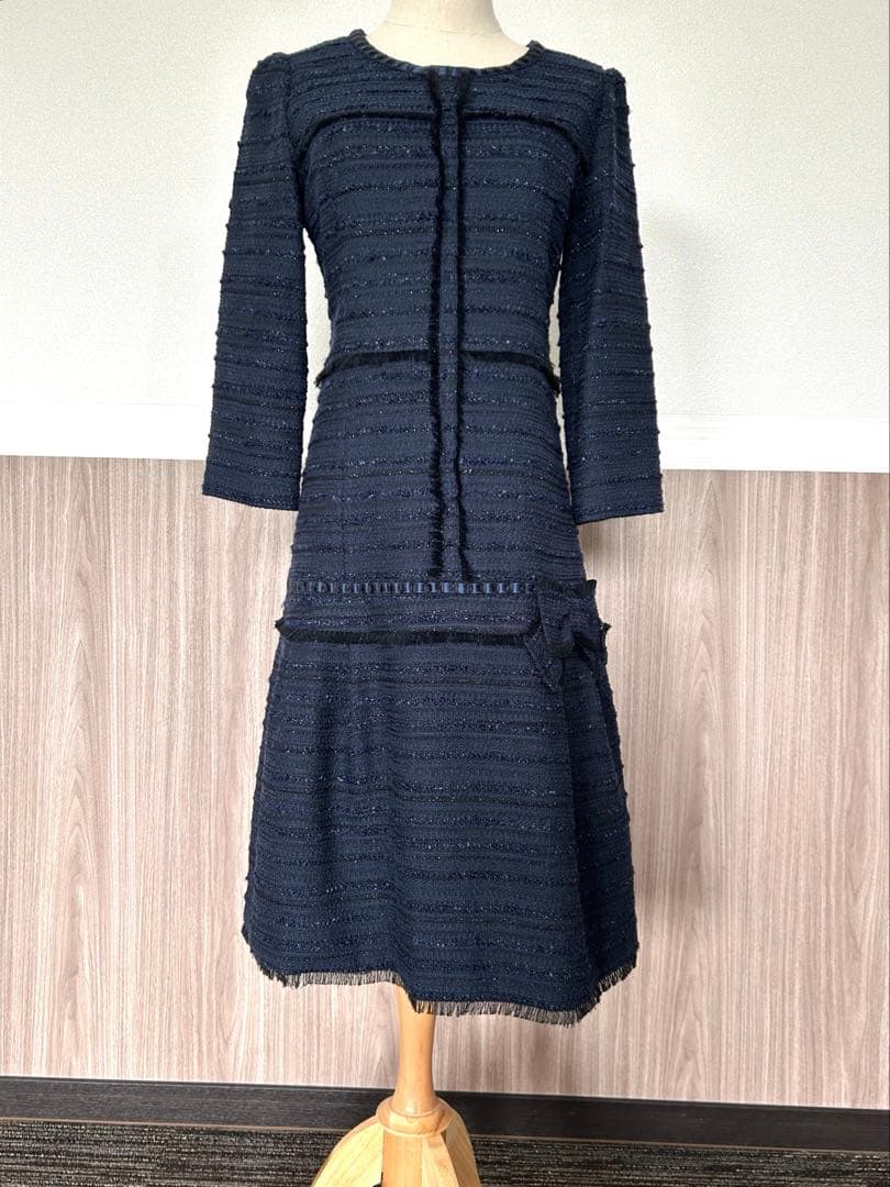 オースチンリード　ファンシーツィード　膝丈ワンピース オケージョン　レディース