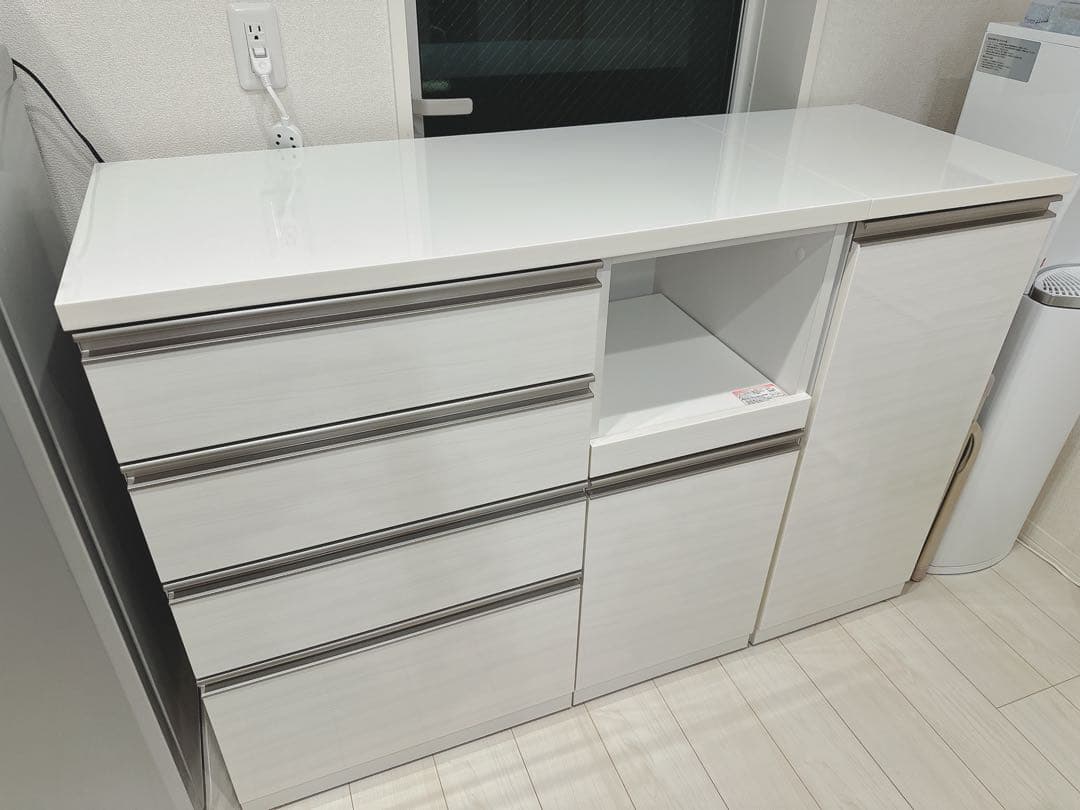 【ニトリ】キッチンカウンターH50-60Cと40TLセット　それぞれ天板付