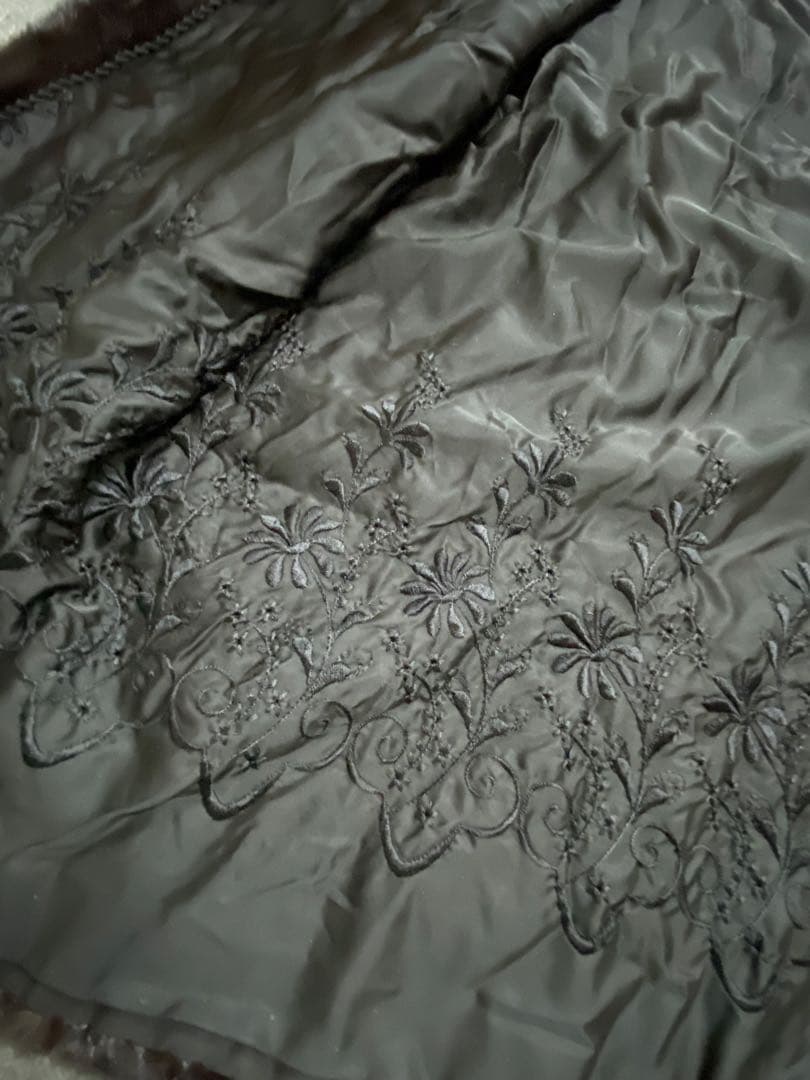 SAGA MINK サガミンク 銀サガ ファーコート 毛皮 FREESIZE