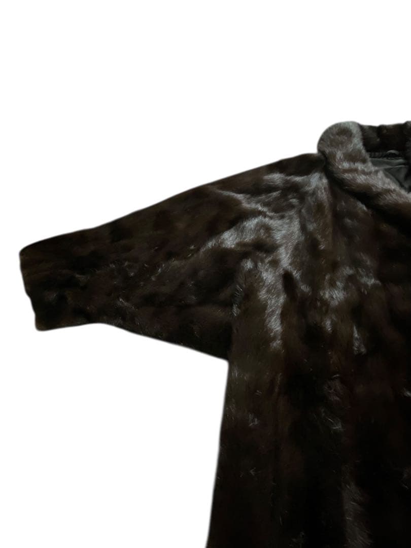 SAGA MINK サガミンク 銀サガ ファーコート 毛皮 FREESIZE