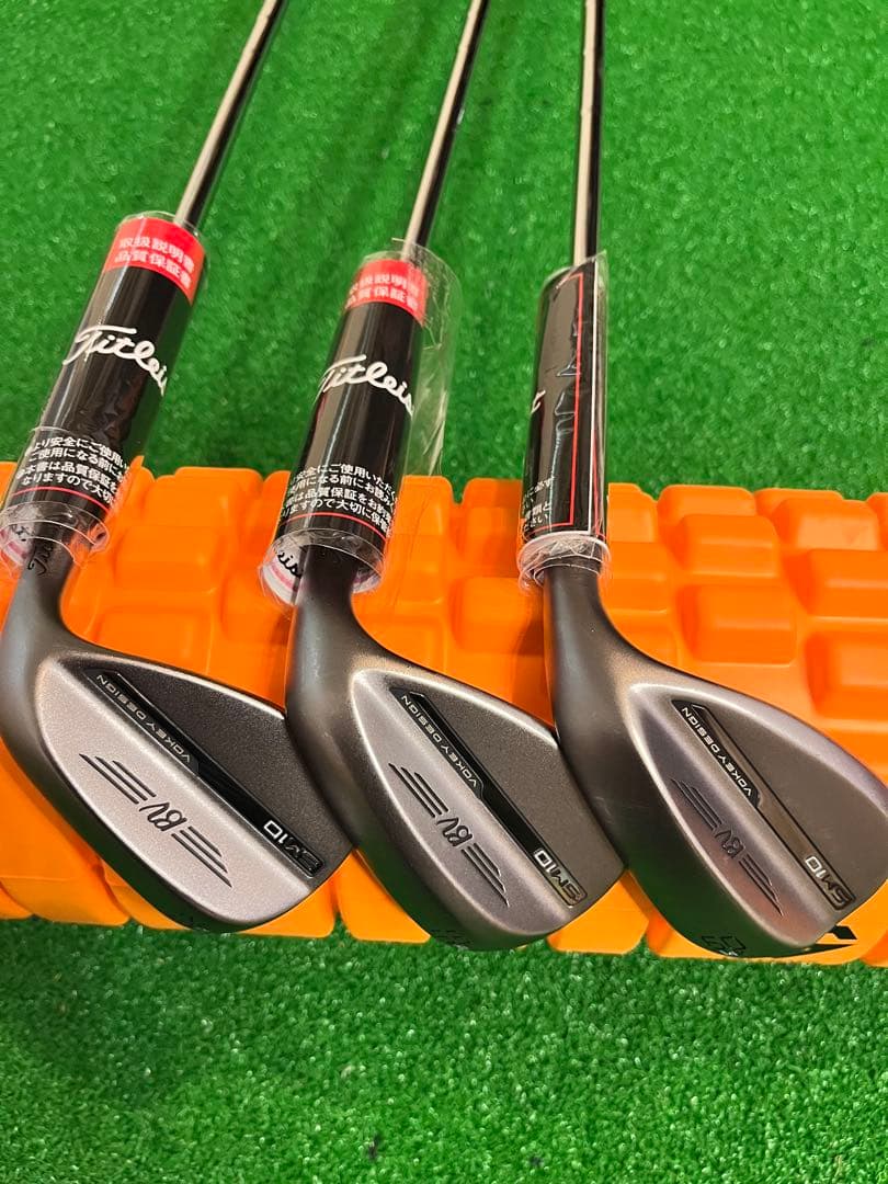 試打のみ　ボーケイ SM10 52F 56S 60K 希少ニッケル