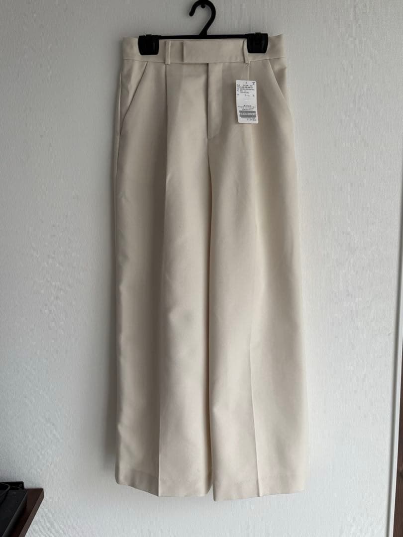 新品★ Noble ウールギャバスラックスパンツ