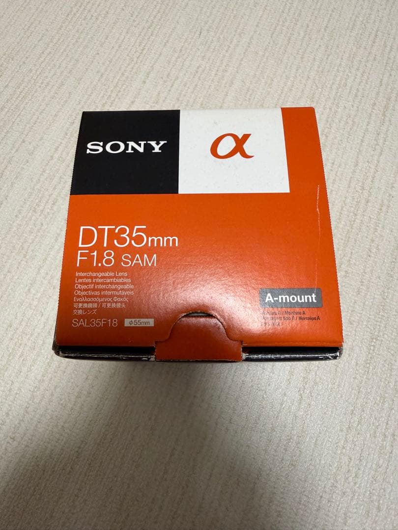 レンズ(単焦点) SONY DT35mm F1.8 SAM A-mount