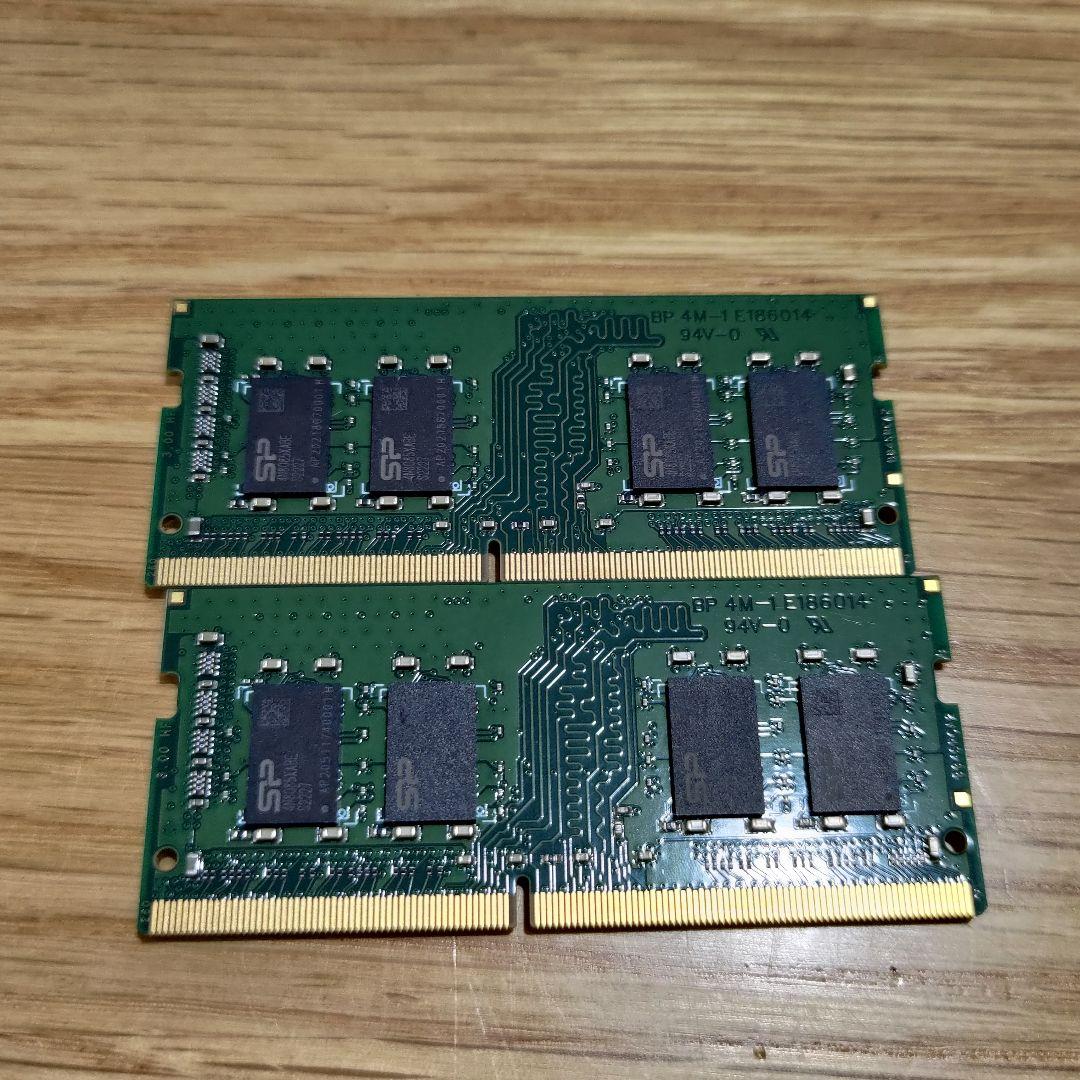 【動作品】シリコンパワー 8GB DDR4 3200 2枚
