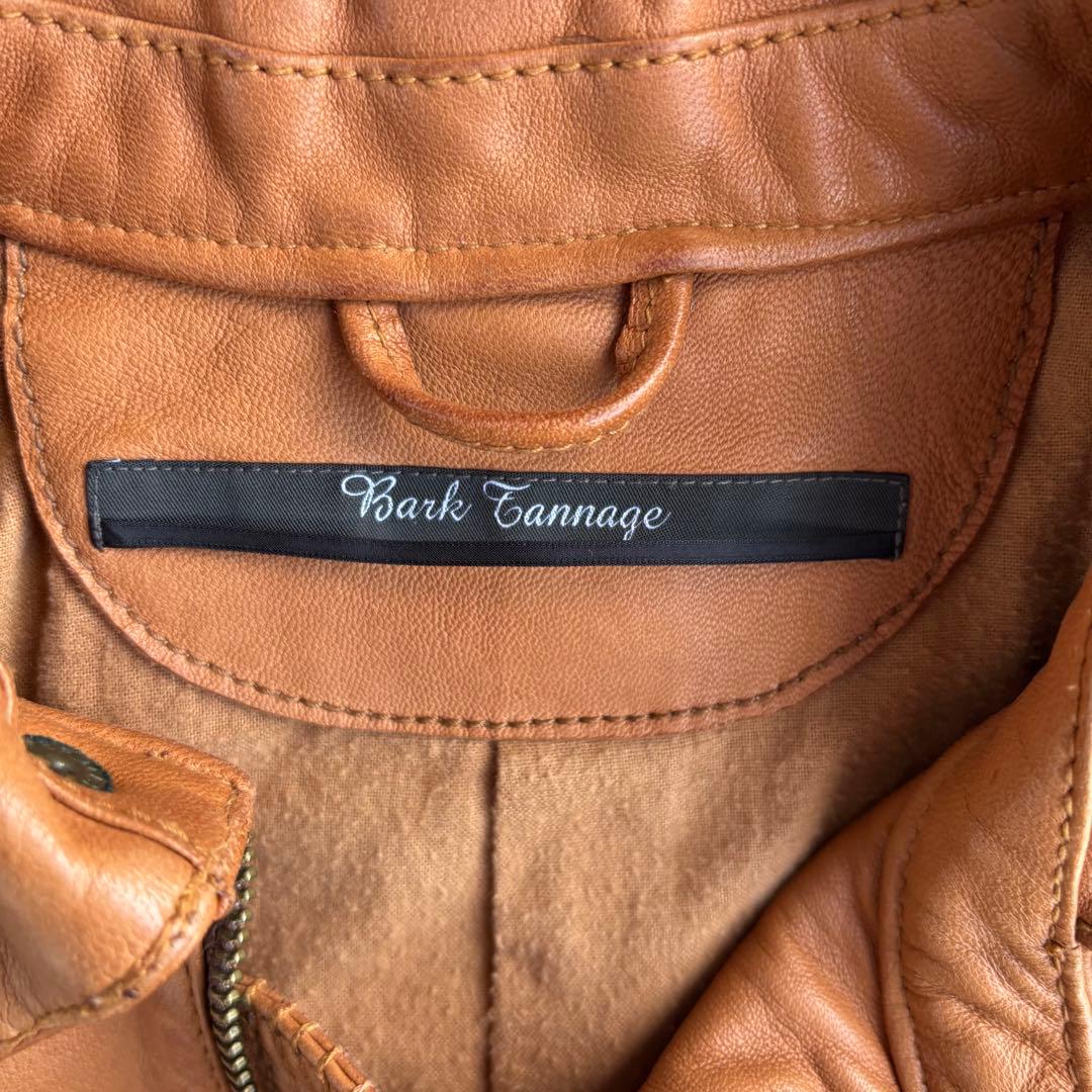 平成ギャル 短丈 本革レザージャケット キャメル y2k アメカジ