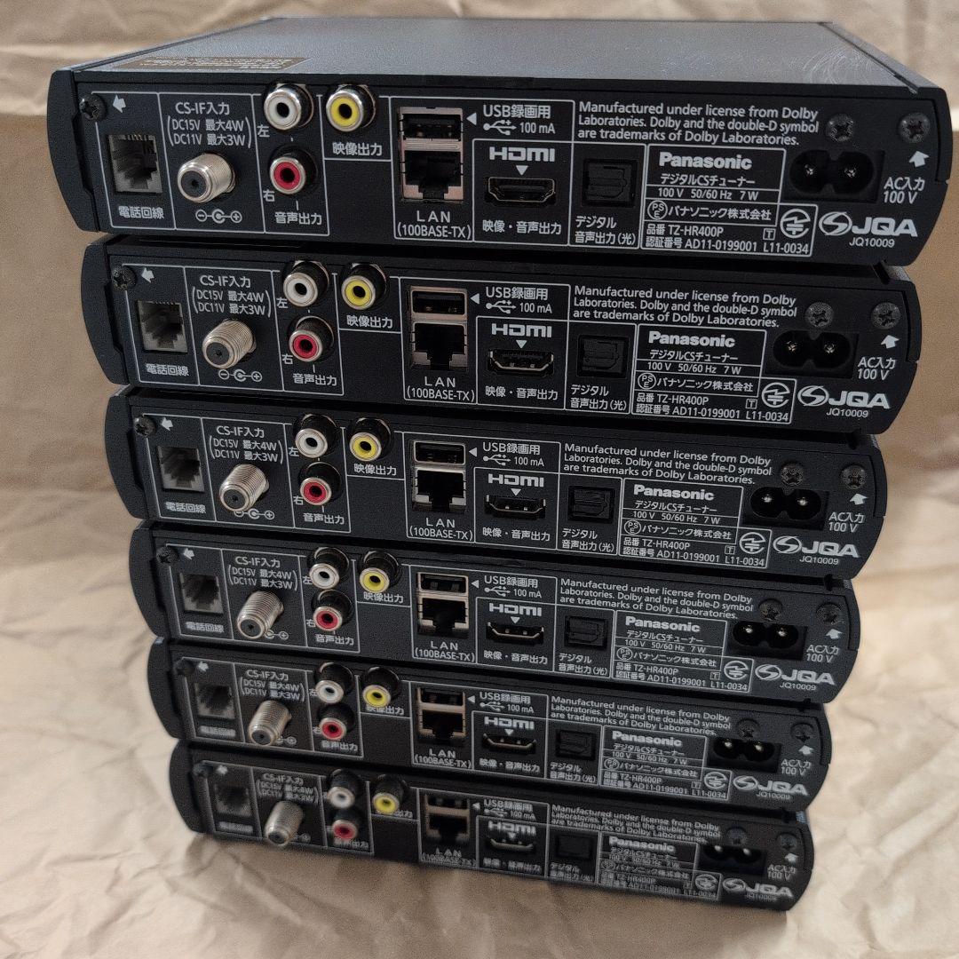 ［6台まとめ売り］パナソニック TZ-HR400P チューナー