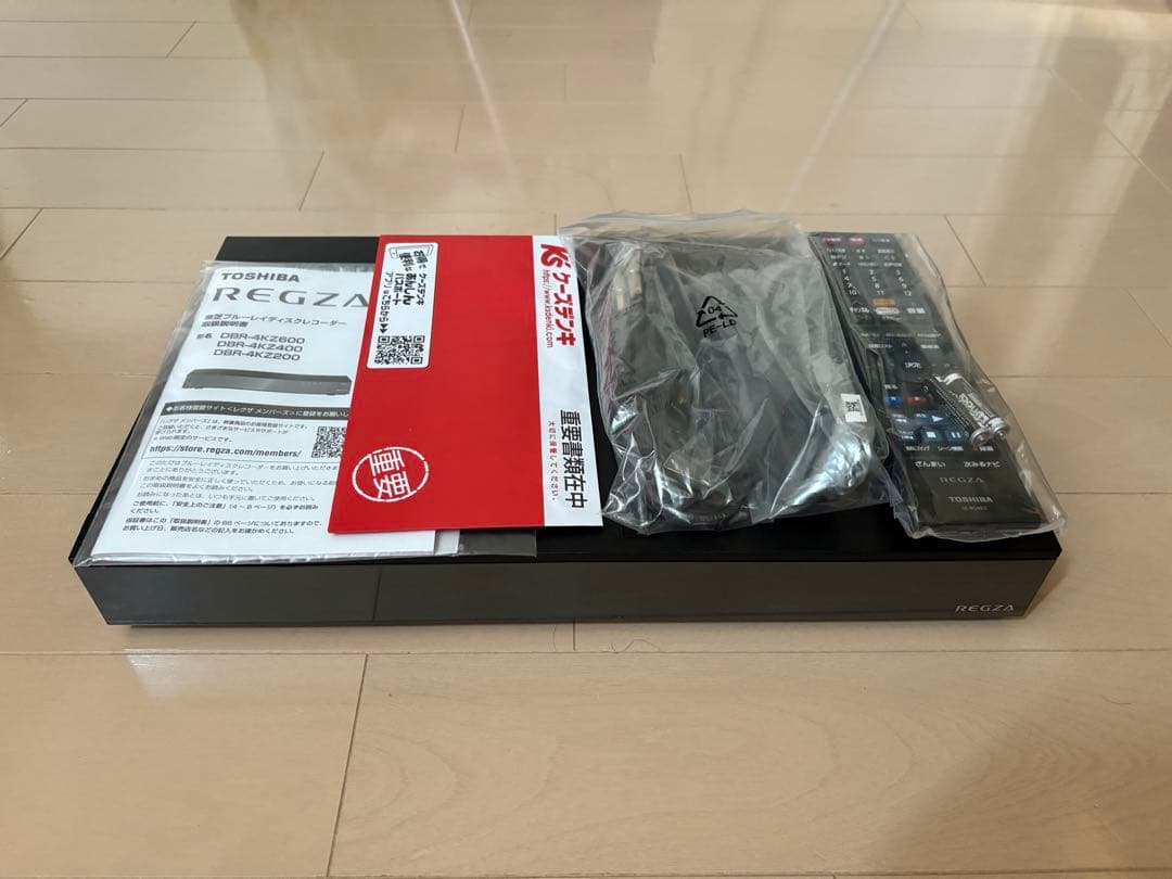 東芝REGZA DBR-4KZ200 ブルーレイレコーダー【5年長期保証付】