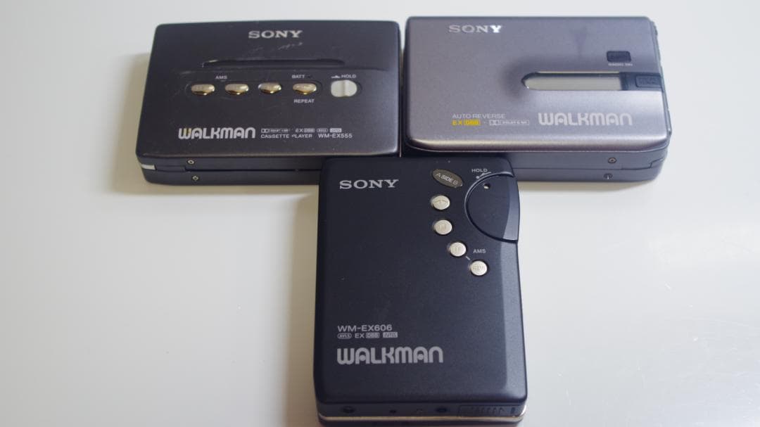 T0819 SONY WM-FX70/EX555/EX606 カセットウォークマ