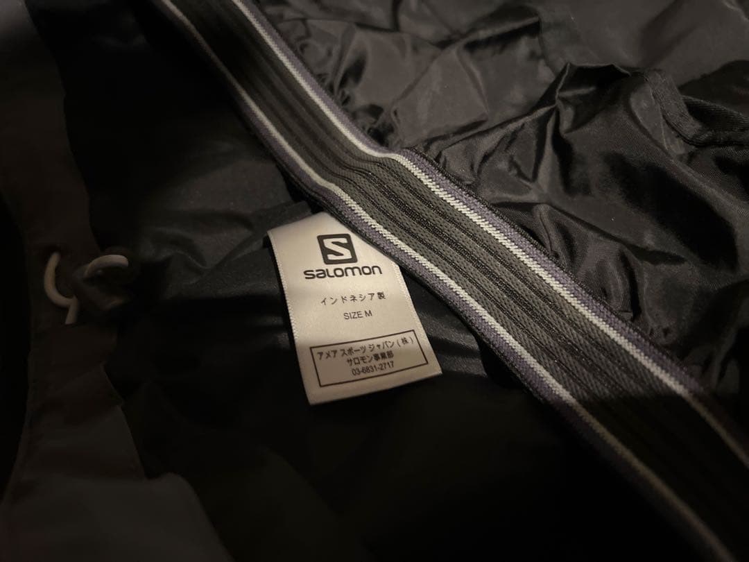 Salomon レディーススキーウェアセット サイズMブラック