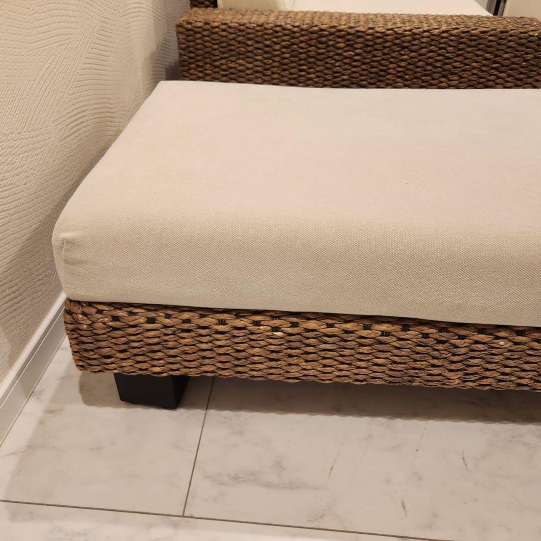 a.flat ケイ・ローソファ (ヒヤシンス) オットマン　スツール