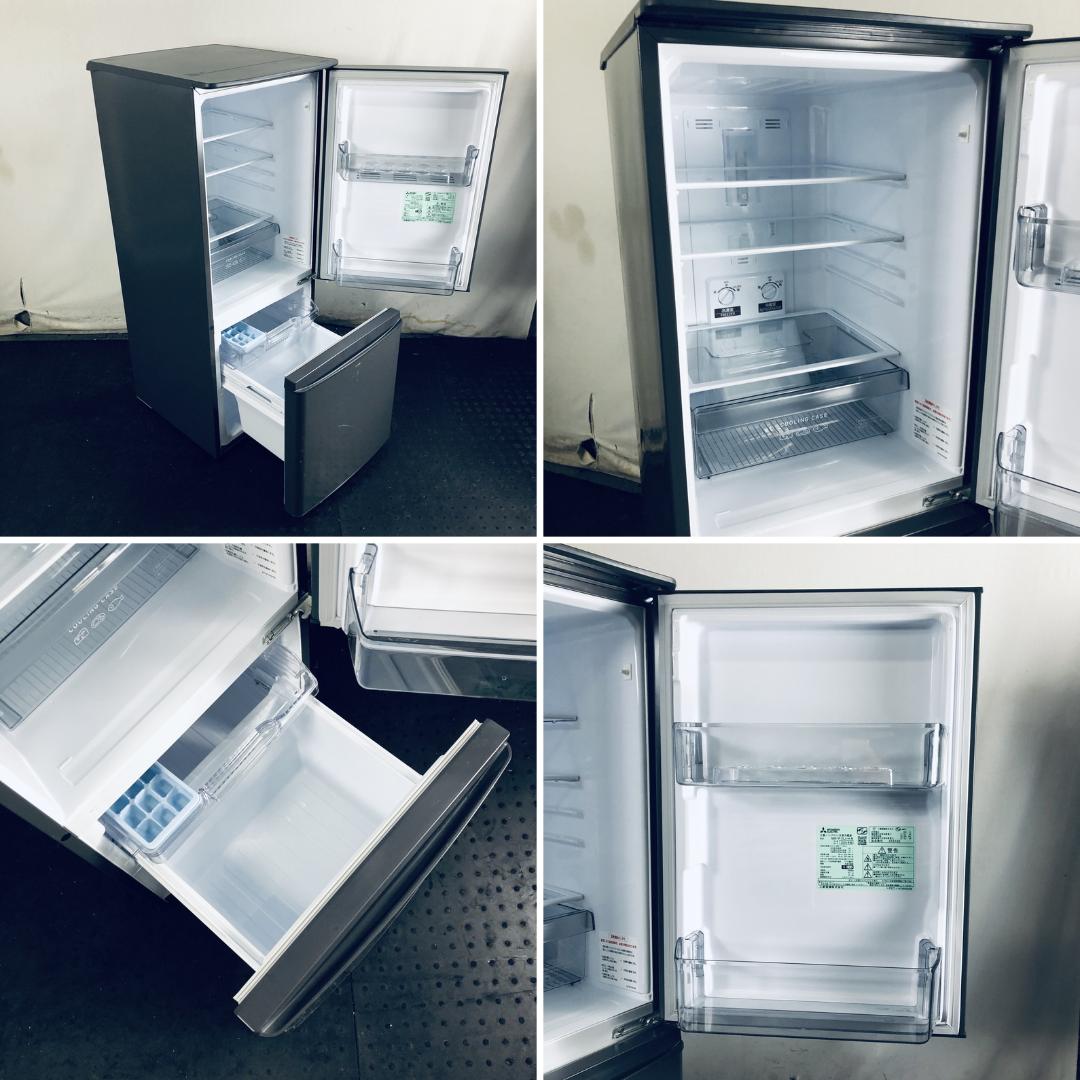 ★送料・設置無料★ 中古 2ドア冷蔵庫 三菱 (No.0694)