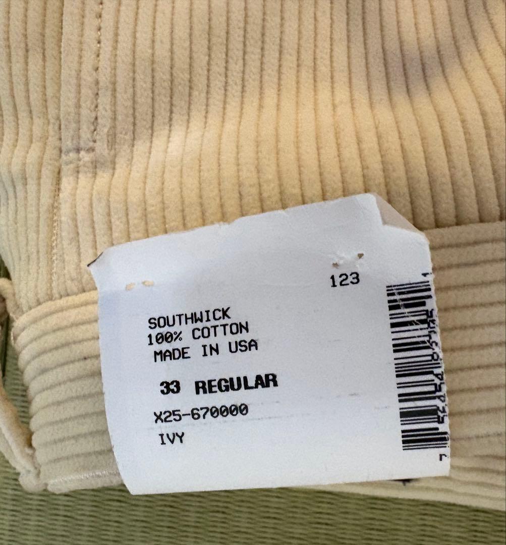 SHIPS Southwick アイビー コーデュロイパンツ 新品未使用