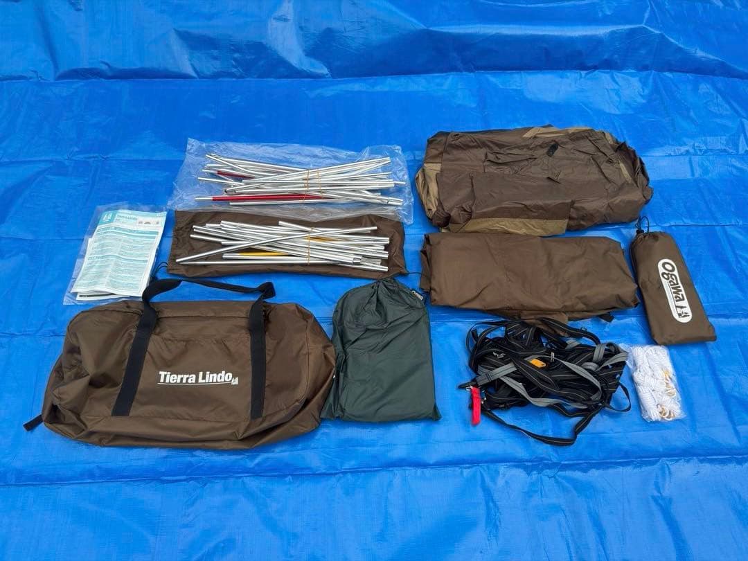 【美品】ogawa ティエラリンド テント グランドシート他セット