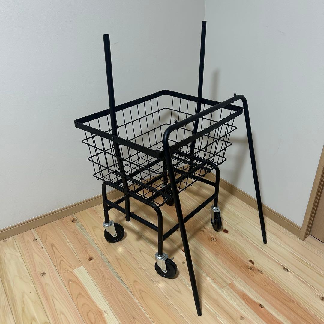 【美品】anthem ハンガーラック スチール　キャスター付き