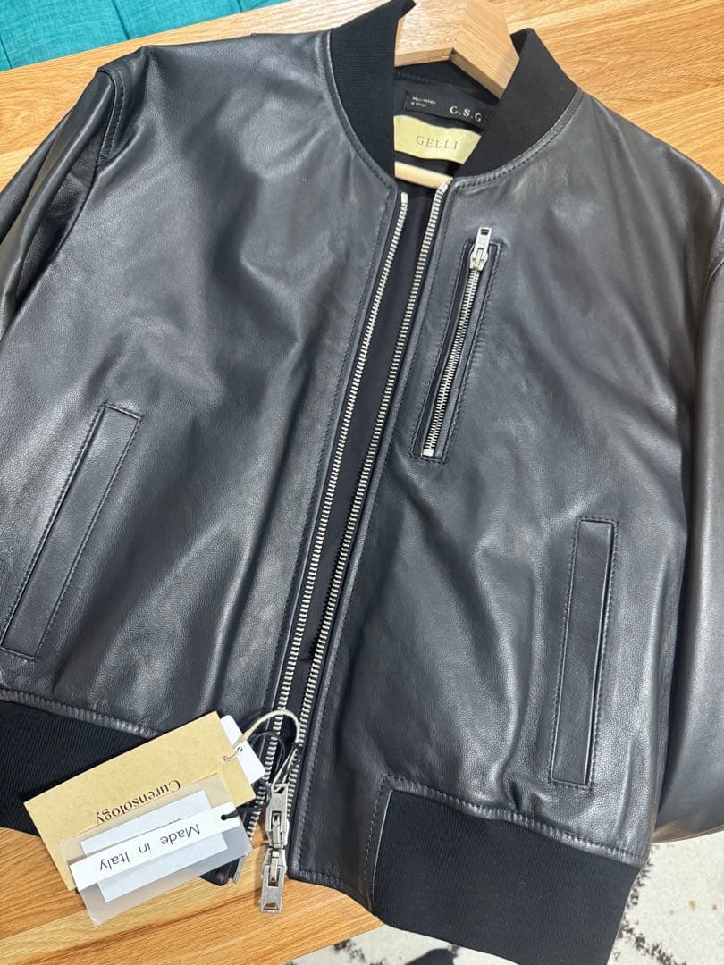 Curensology カレンソロジー【GELLI】 ショートレザーブルゾン