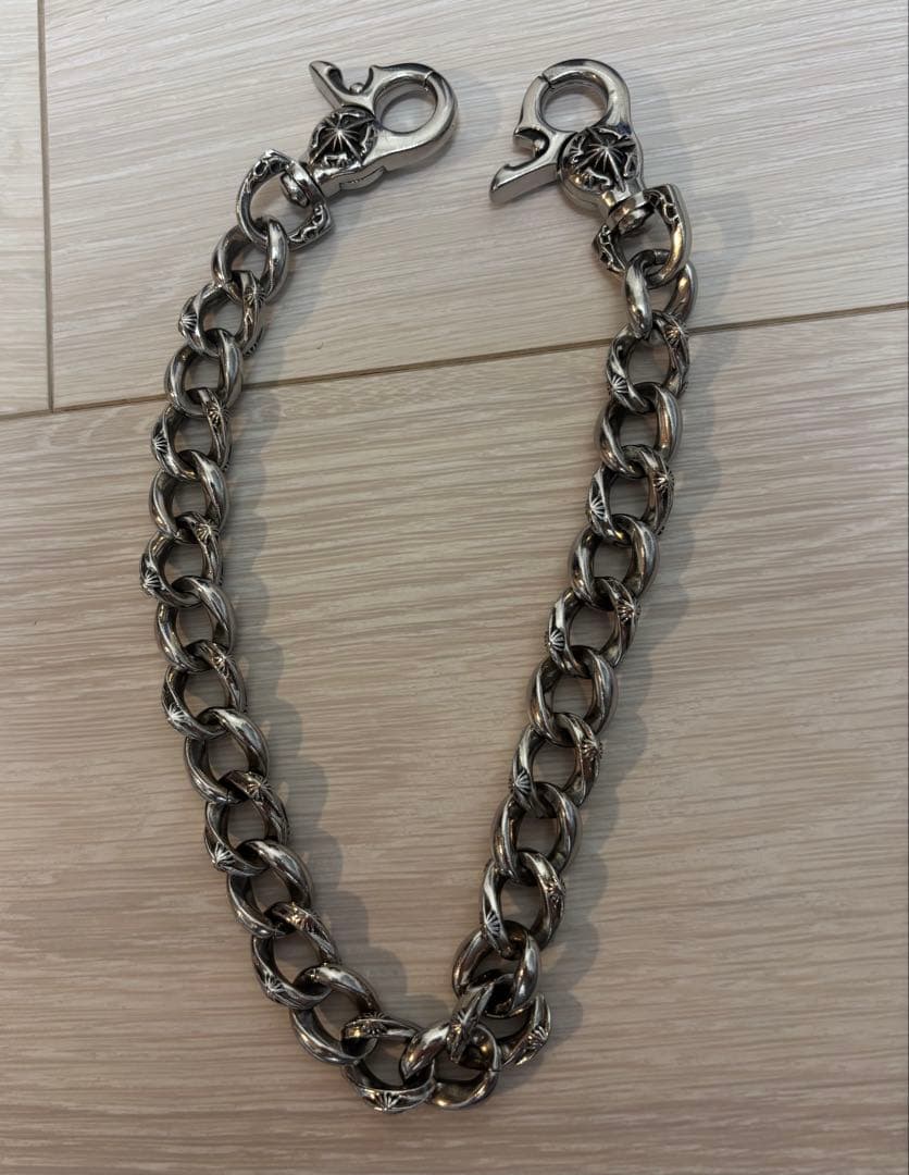 SAAD　サード　ショート　ウォレットチェーン　シルバー