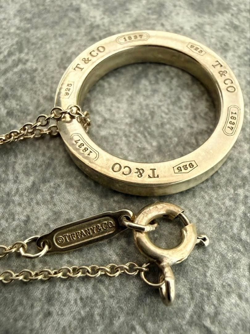 Tiffany & Co. AG925 サークルネックレス ペンダント シルバー