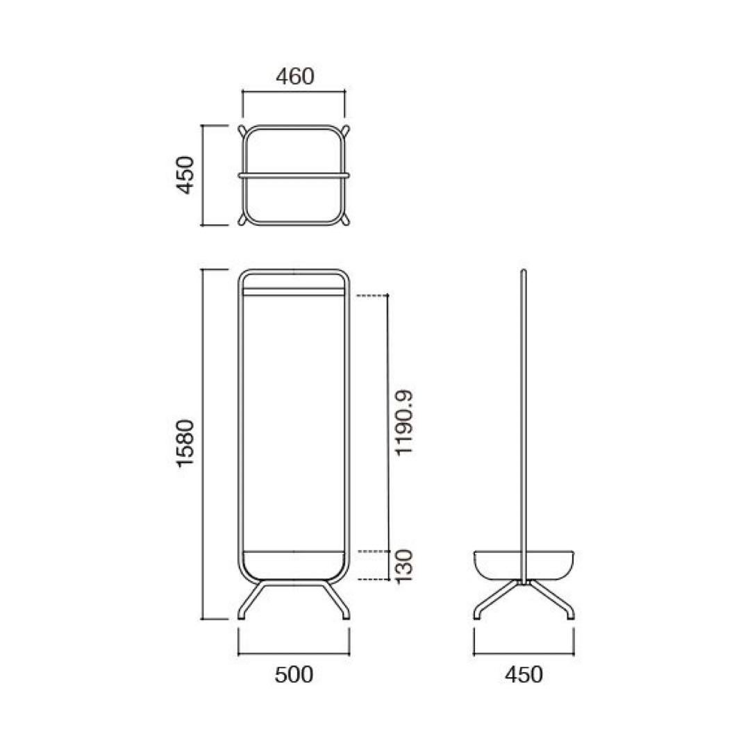 IDEE WALLABY HANGER STAND ワラビー ハンガースタンド