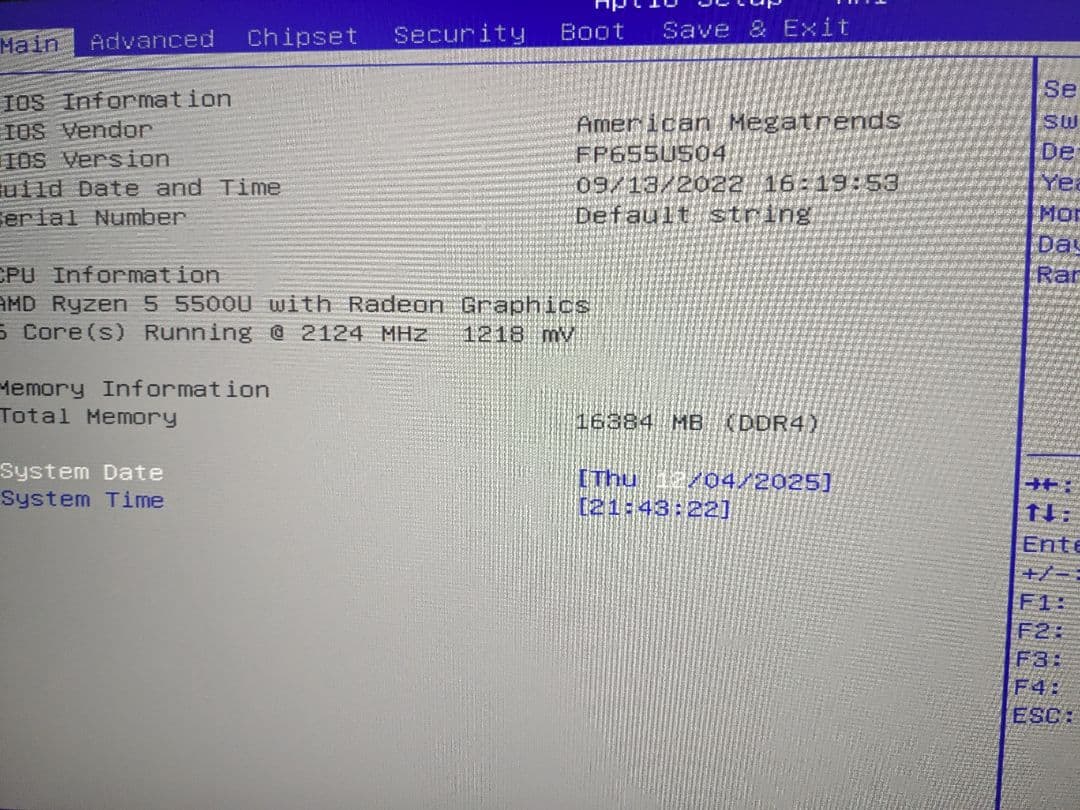 ミニPC Ryzen 5 5500U