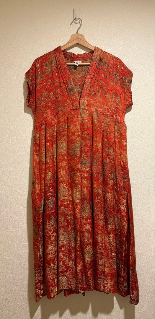 コムデギャルソン コムデギャルソン 刺繍ワンピース チャイナ